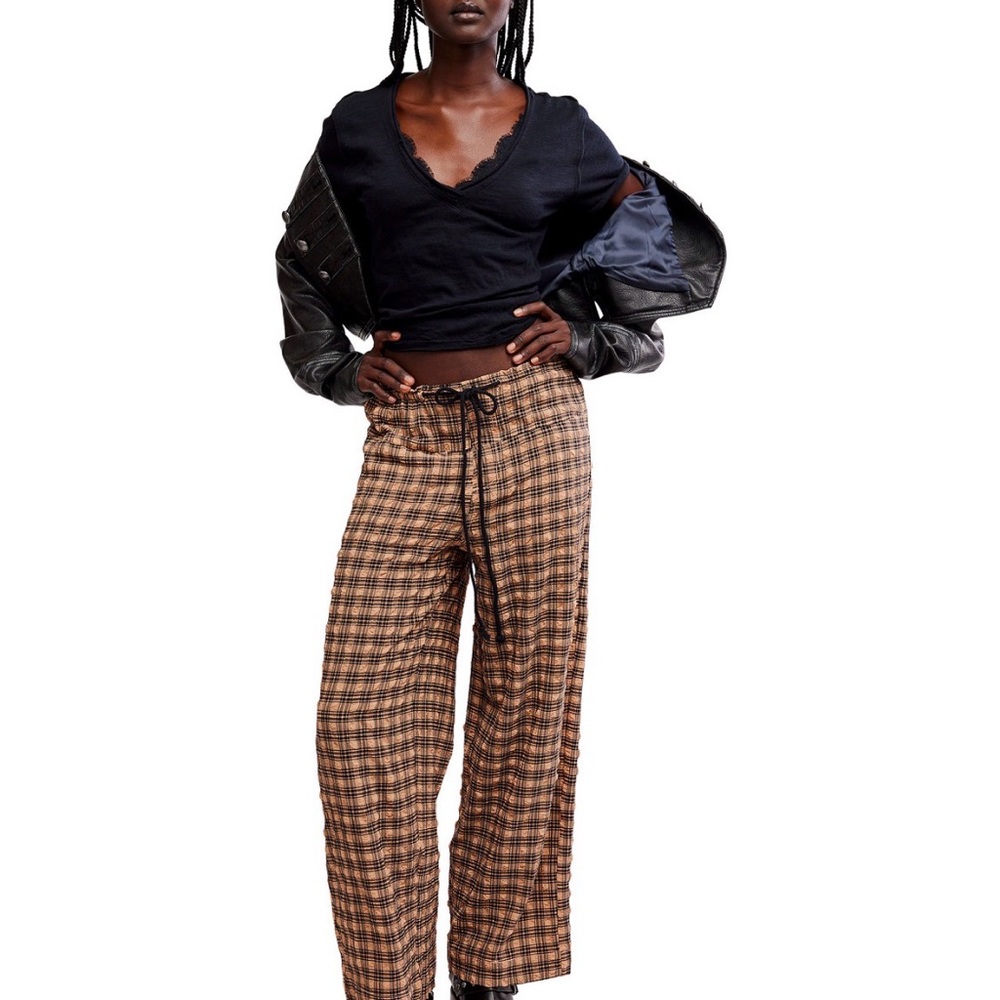 Free People Hudson Canyon Striped Pants- size Med NWT